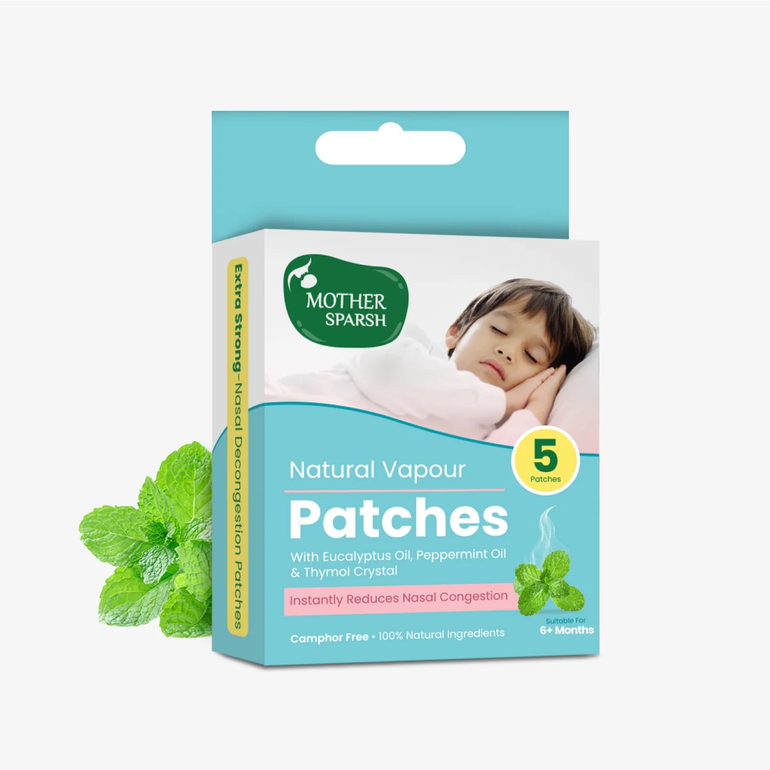 Natural Vapour Patches for Baby – Cold Relief Nasal Comfort