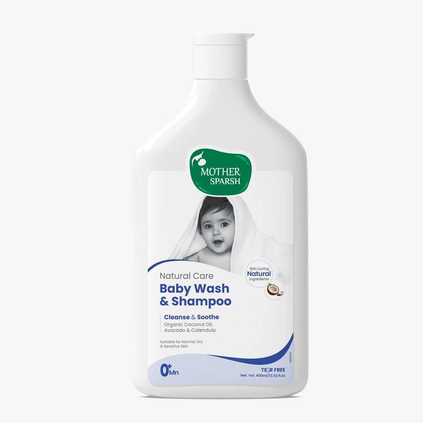 Natural Care Baby Wash & Shampoo-400ml