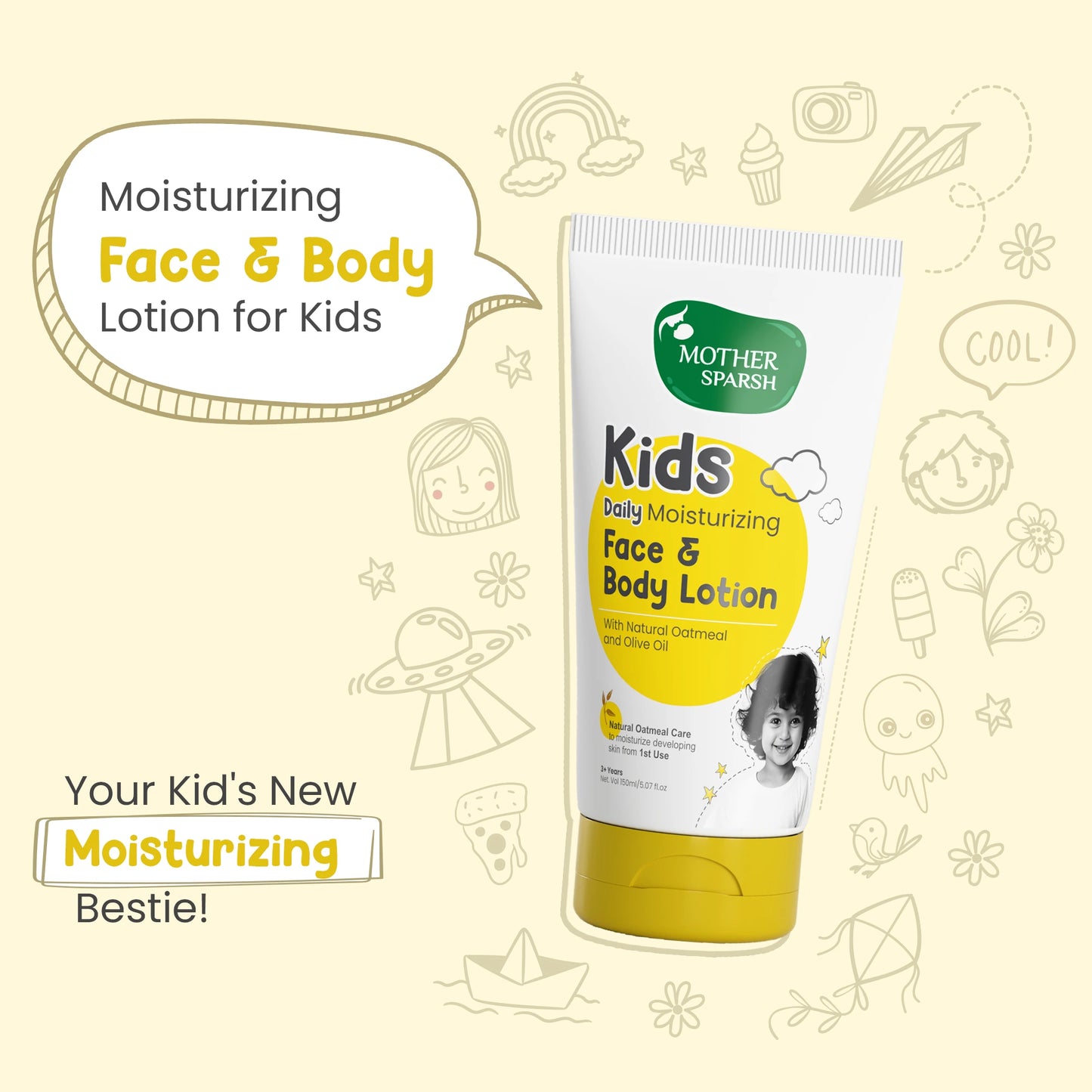 Kids Moisturizing face & Body Lotion