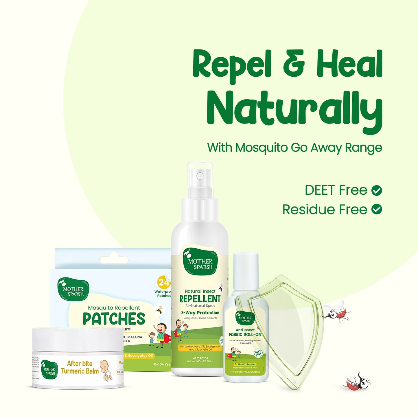 Repel Heal Naturally DEET-free and residue-free
