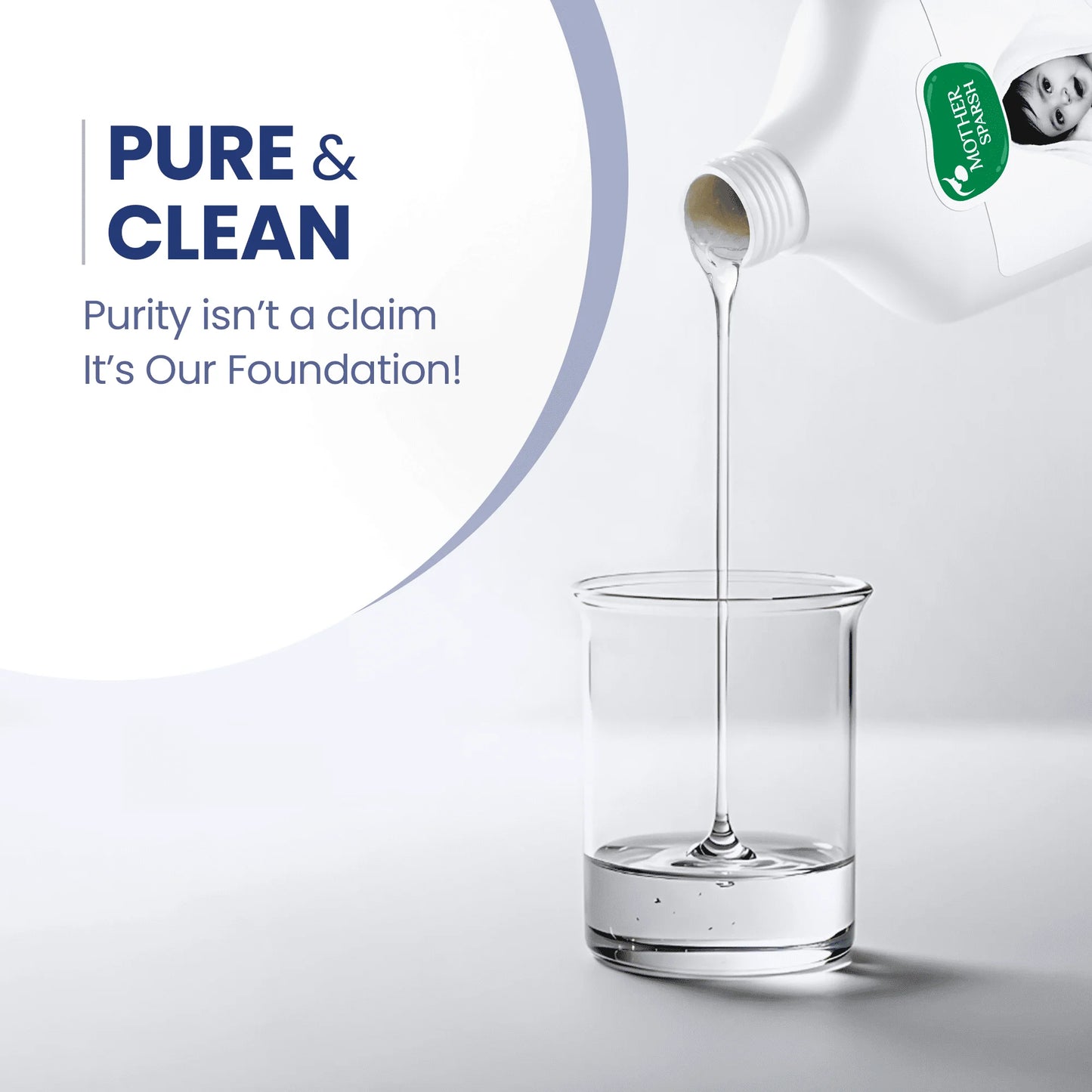 pure & clean purity isn't a claim it's Our foundation!