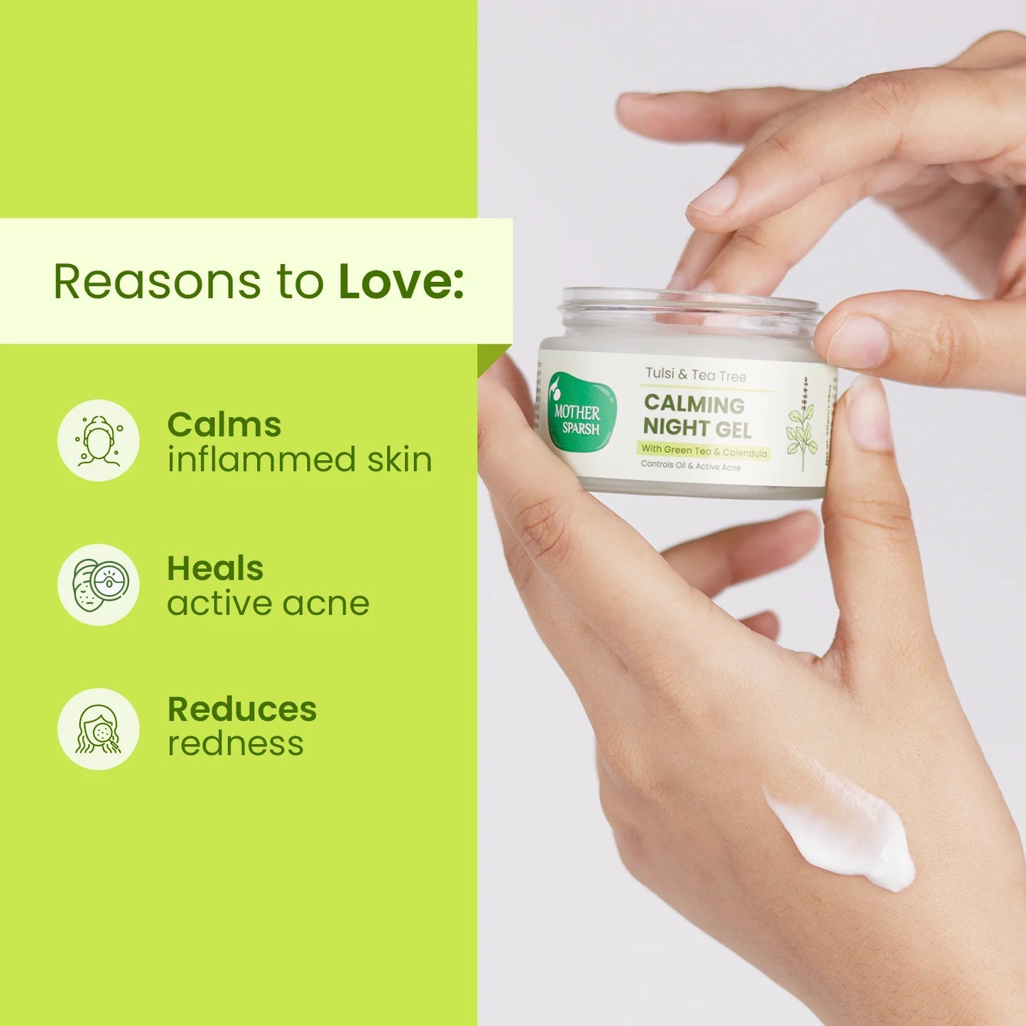 Tulsi & Tea Tree Calming Night Gel