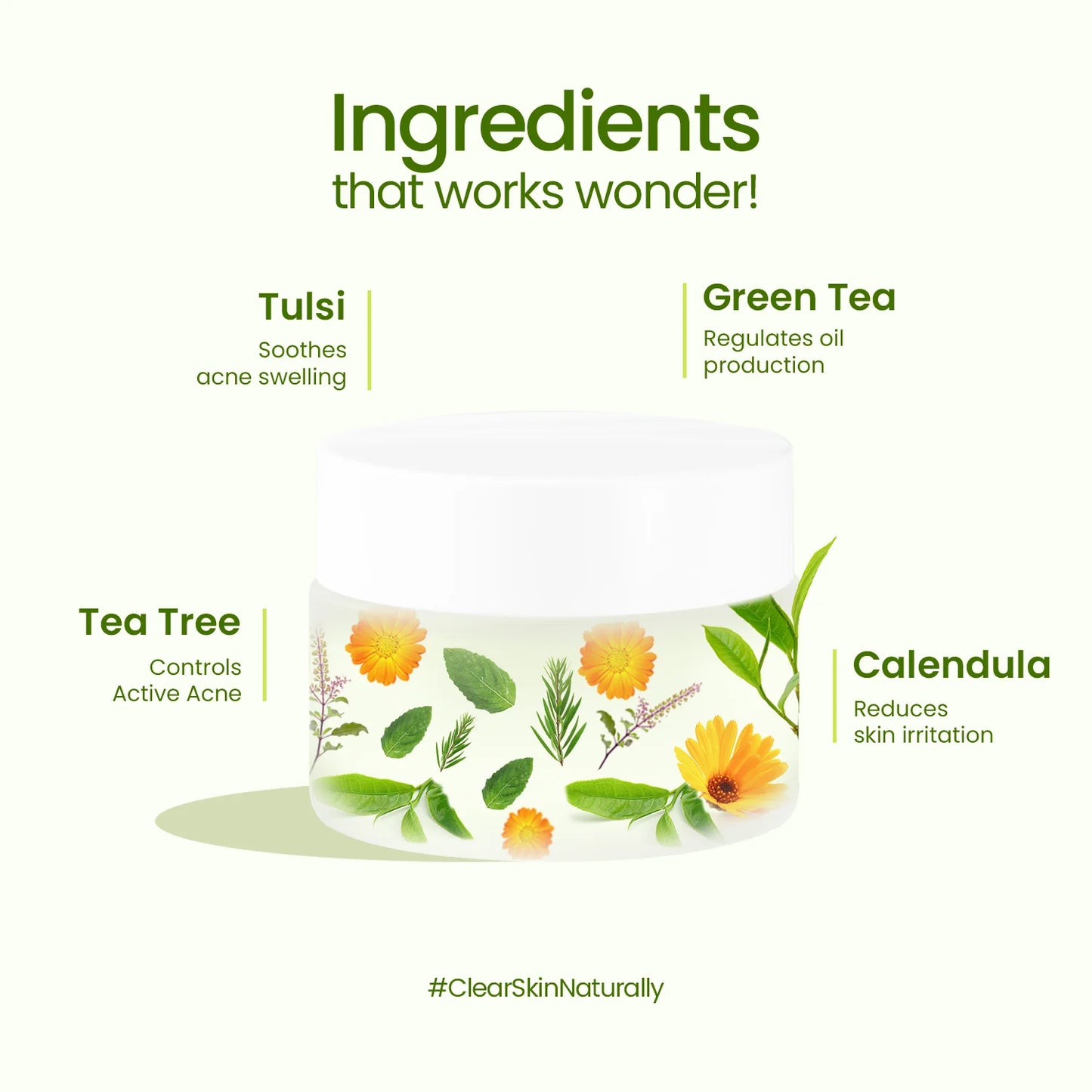 Tulsi & Tea Tree Calming Night Gel