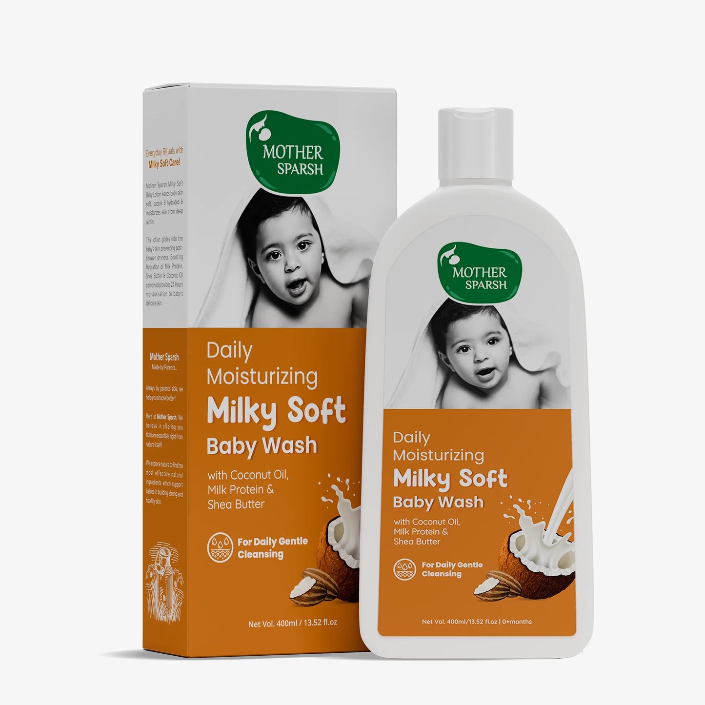 Daily Moisturizing Milky Soft Baby Wash-400ml