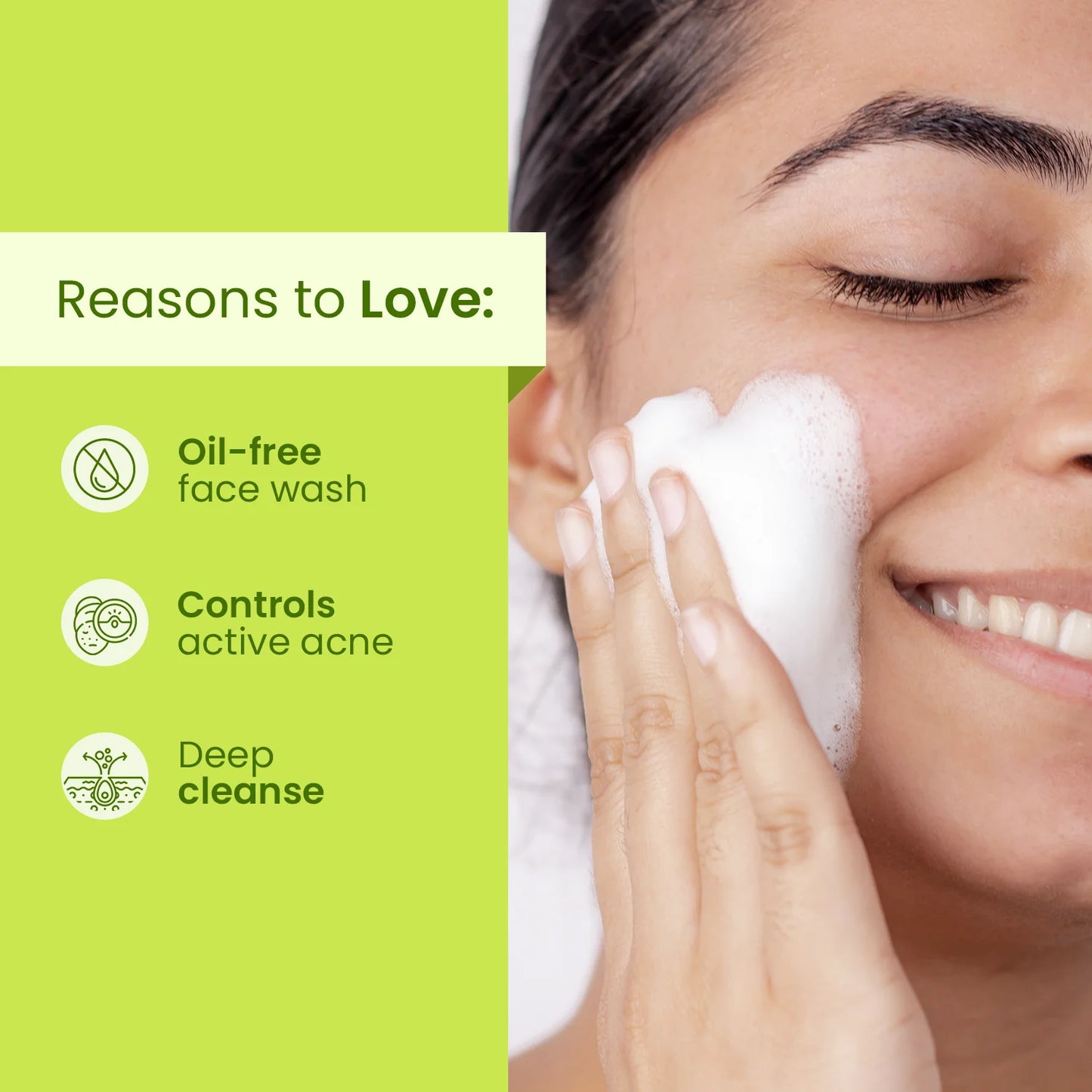 Tulsi & Tea Tree Foaming Face Wash