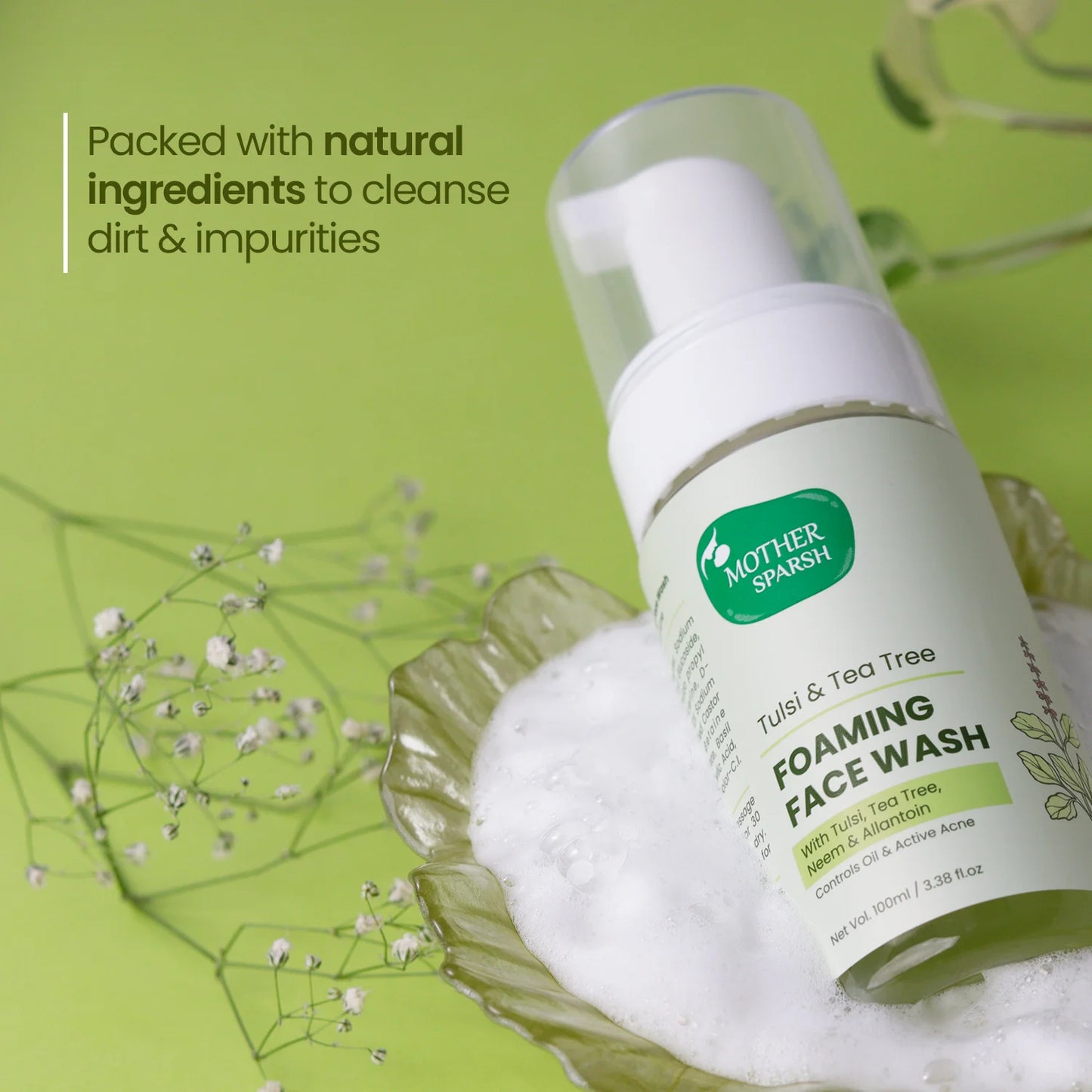 Tulsi & Tea Tree Foaming Face Wash