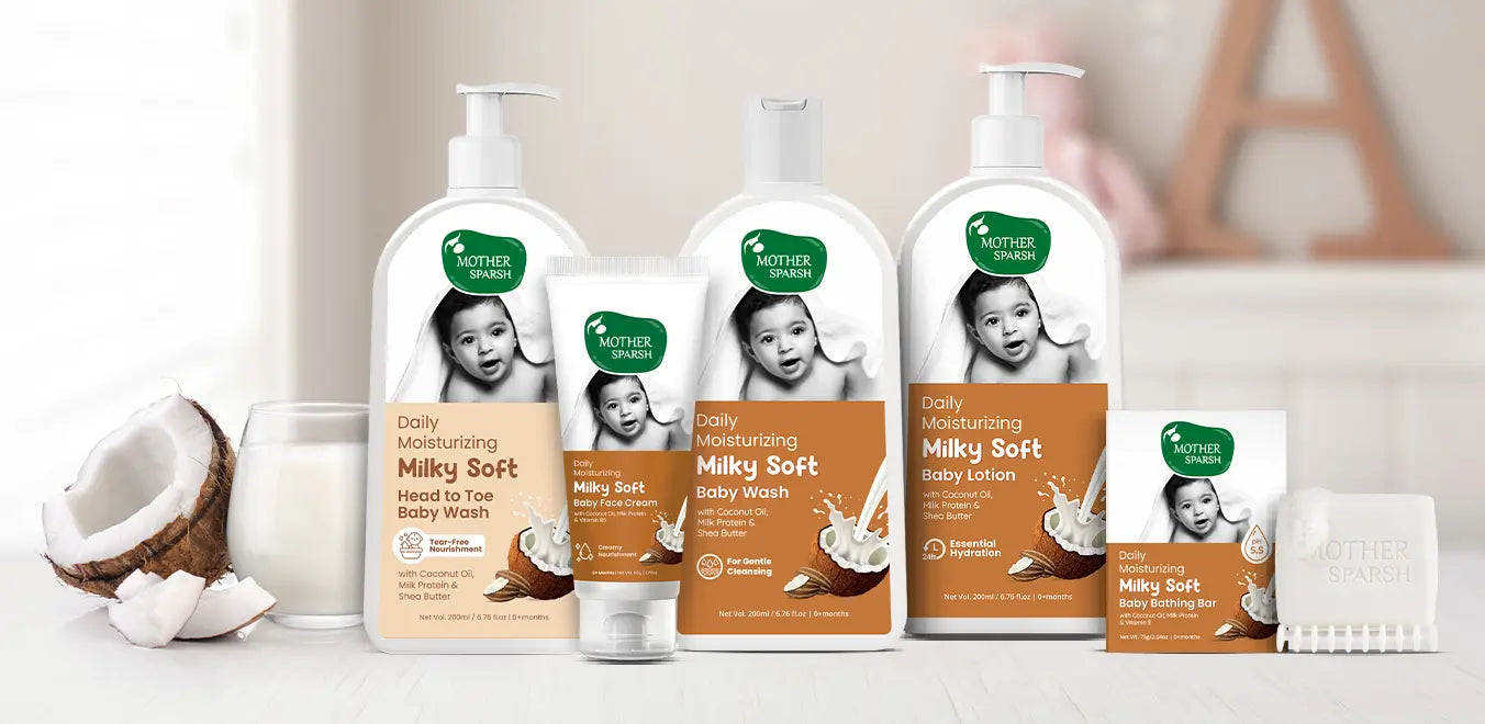 Mother Sparsh Baby Skin Care Products | Banner