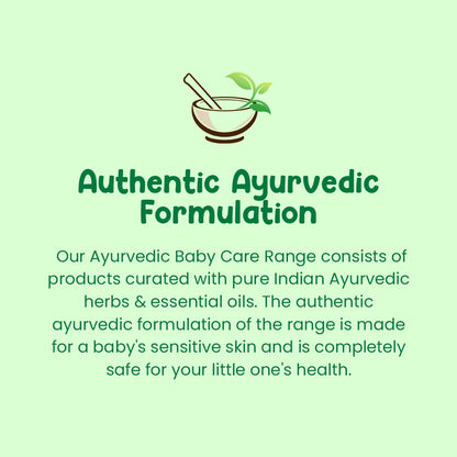 Ayurvedic formula-Safe for baby’s sensitive skin
