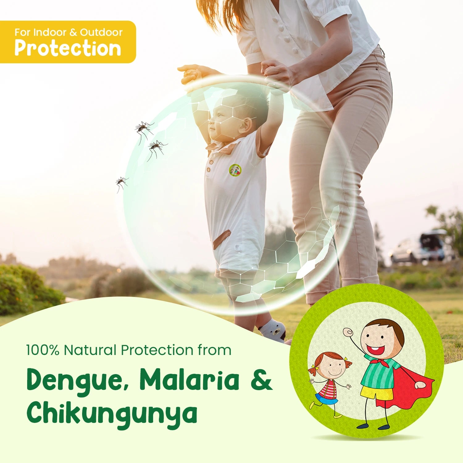 Natural Protection from Dengue, Malaria & Chikungunya Causing Mosquitoes