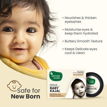 Nourishes & thickens eyelashes-Safe for baby’s delicate skin