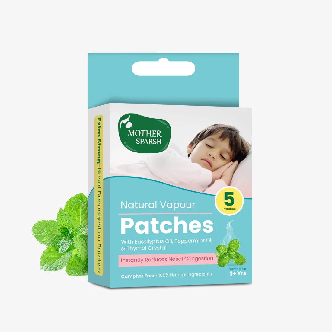 Natural Vapour Patches for kids above 3+ years