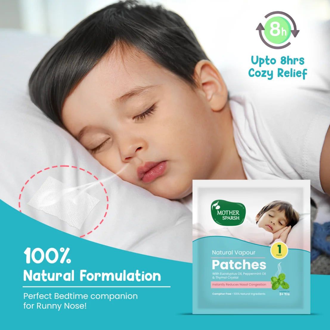 Up to 8 hours of cozy relief from a stuffy nose-perfect for a runny nose