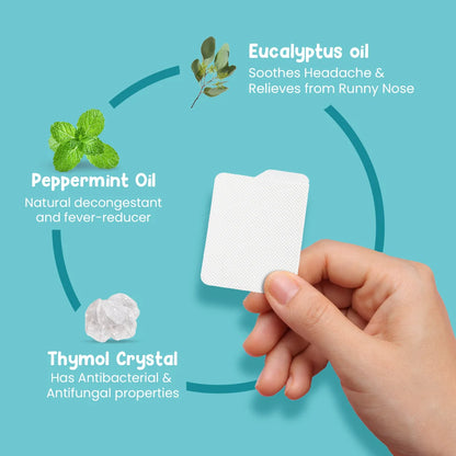 Made with Natural ingredients like peppermint oil-eucalyptus oil for instant nasal relief 