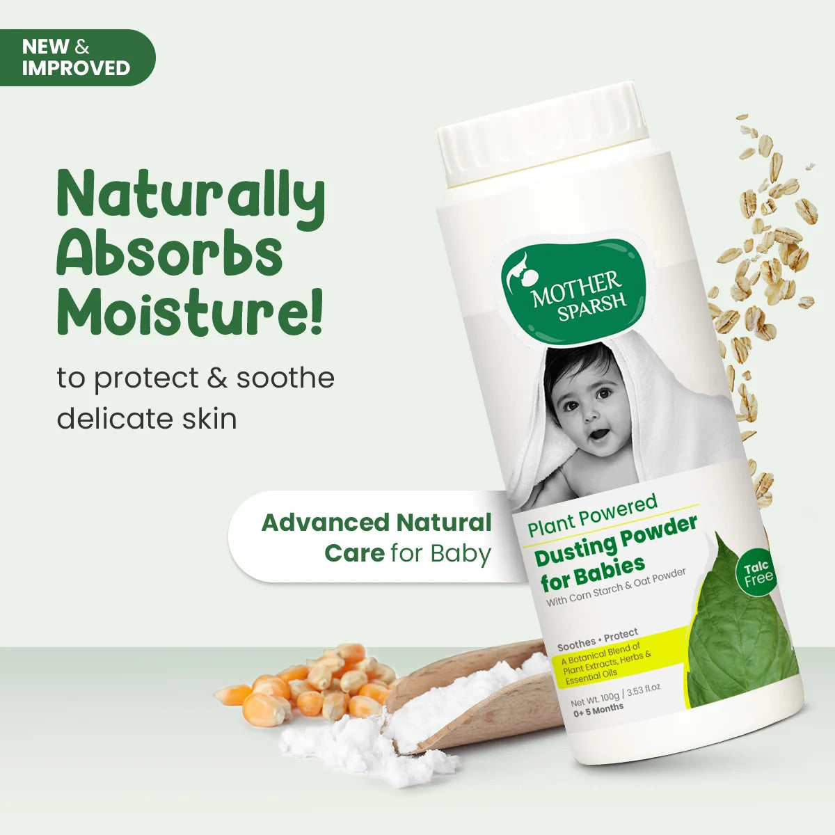 Baby-Dusting Powder with Talc Free formula