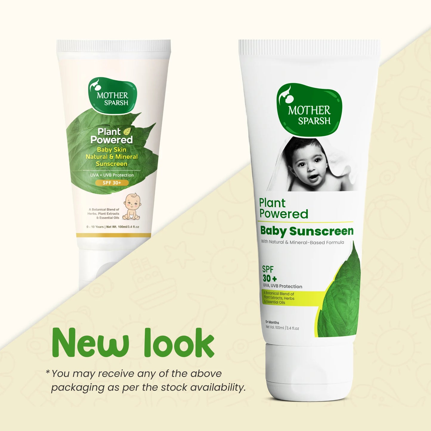 New & Improved Look of baby sunscreen for better experience