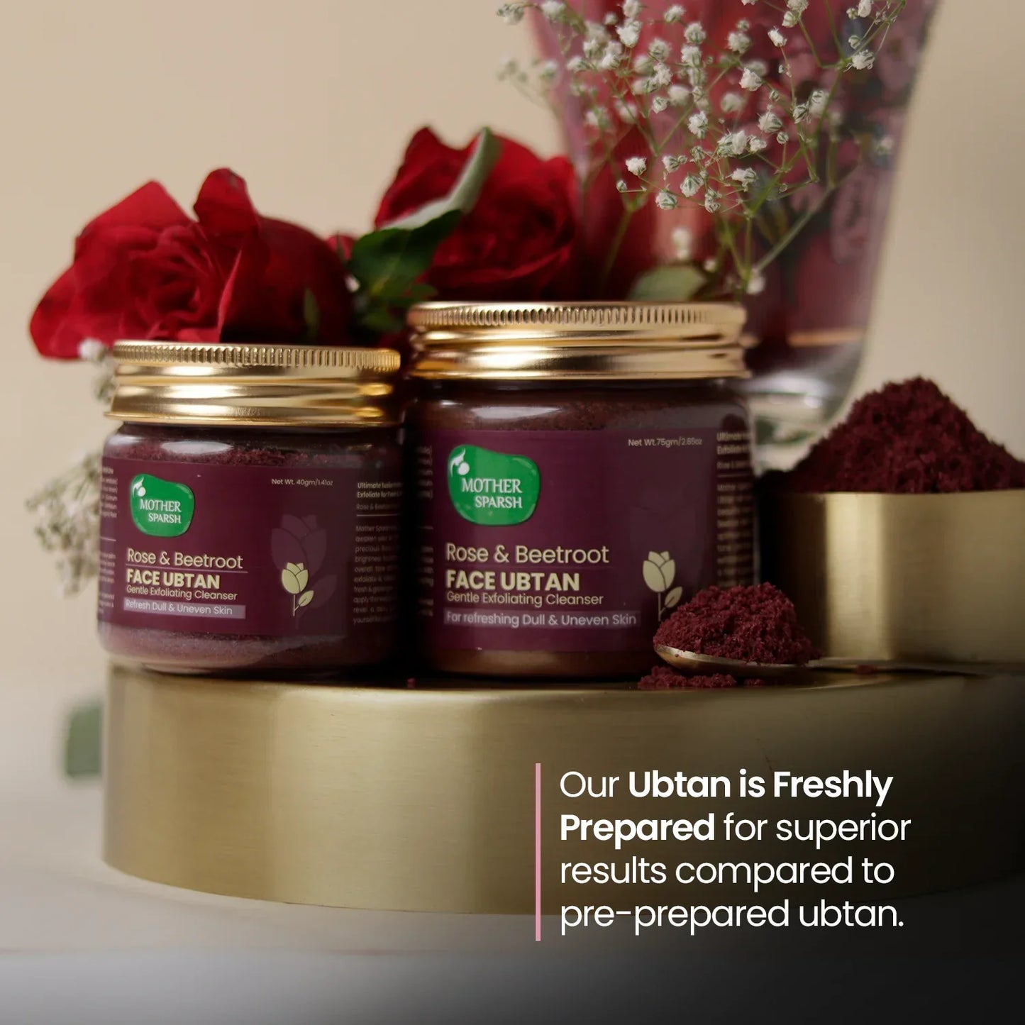 Rose & Beetroot Face Ubtan (75gm)