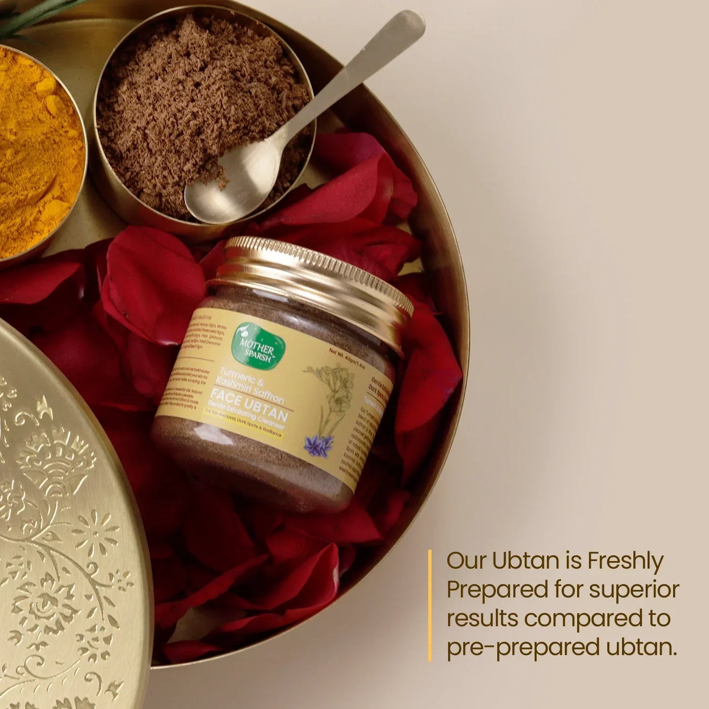 Turmeric and Kashmiri Saffron Face Ubtan-75gm