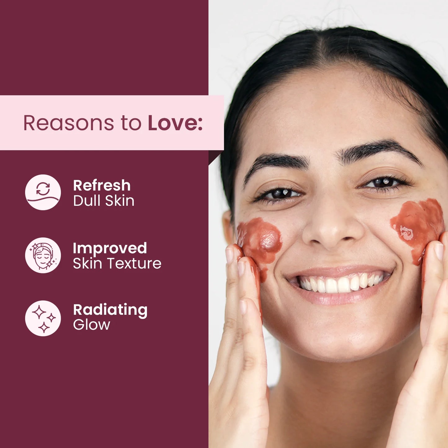 Rose & Beetroot Ubtan Facewash