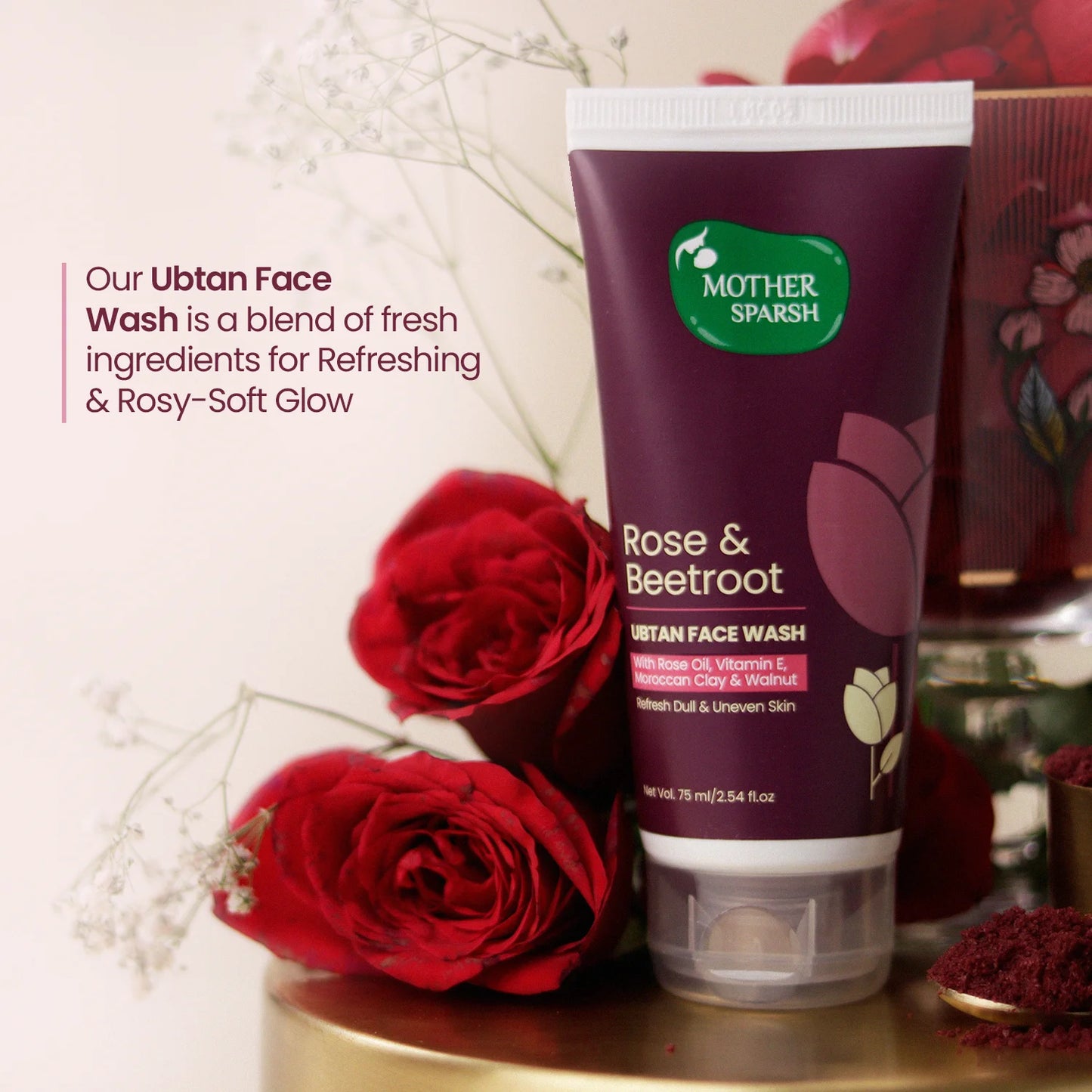 Rose & Beetroot Ubtan Facewash