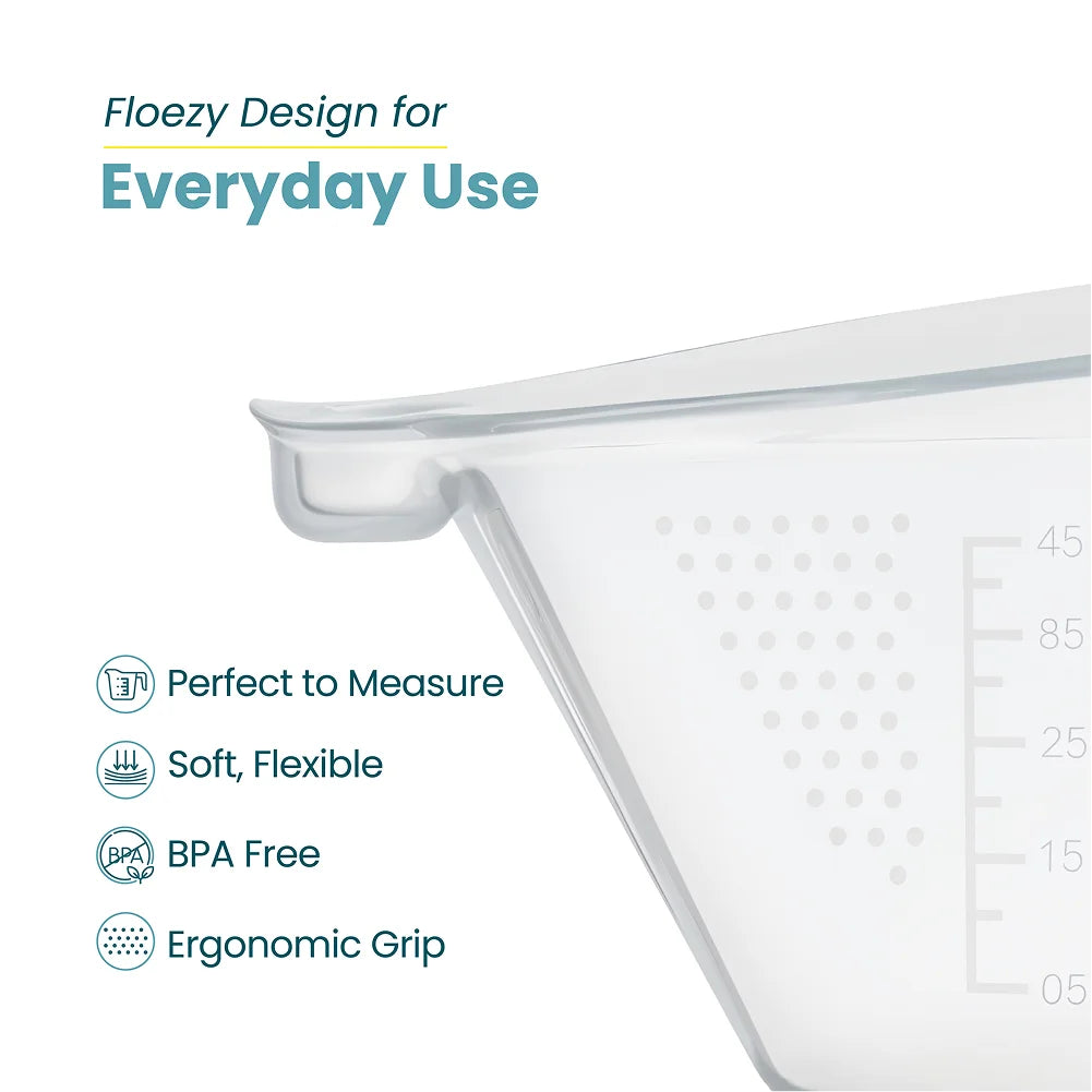 Baby feeding cup with ergonomic side handles for easy grip