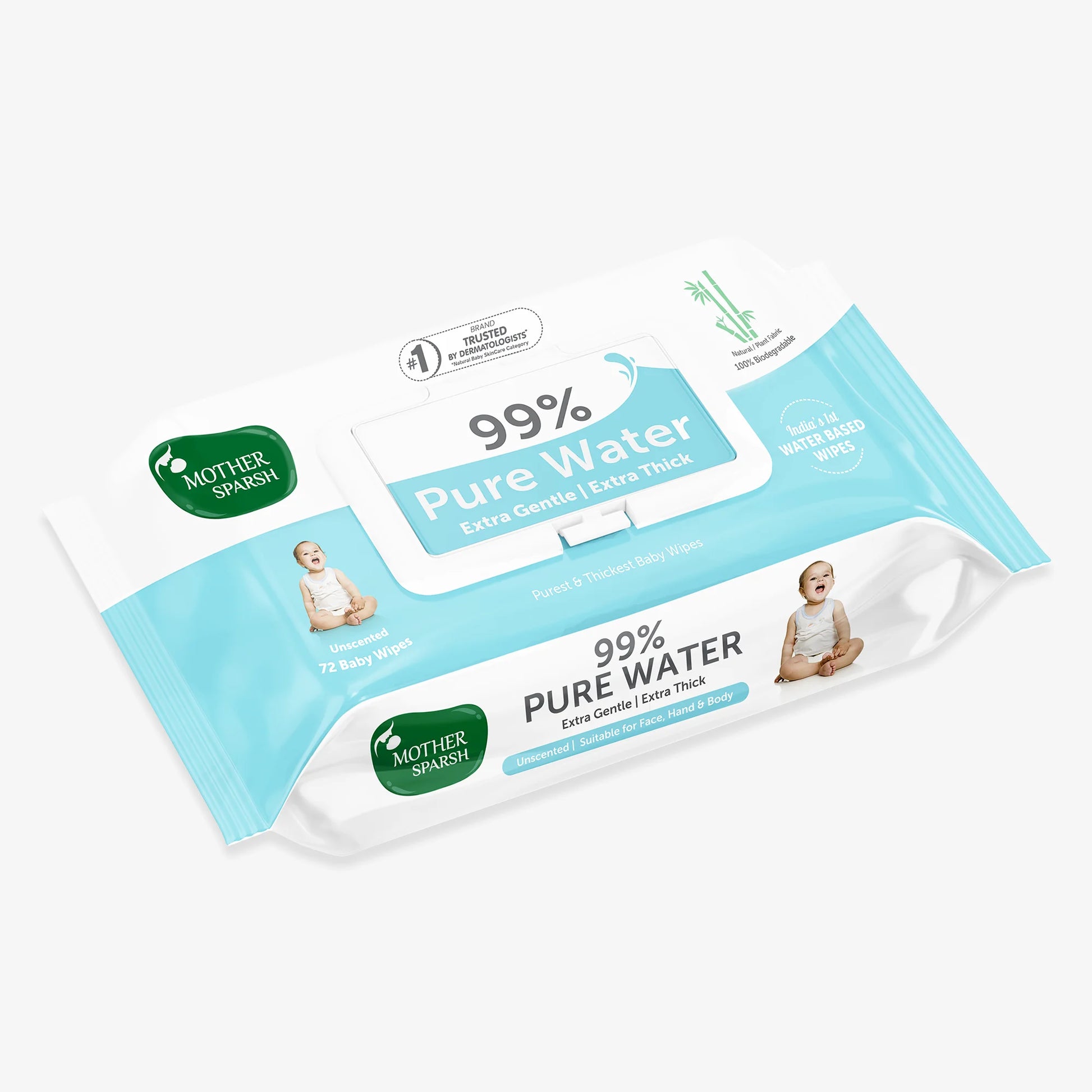Best wipes for baby made with Cotton & water only 0101