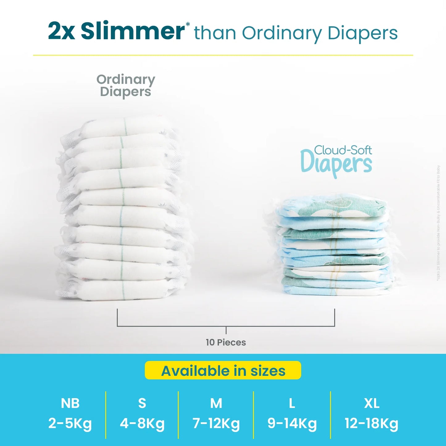 Cloud-Soft Baby Diapers | Disposable Pant Style Fit - Large | 24pcs (9-14kg)