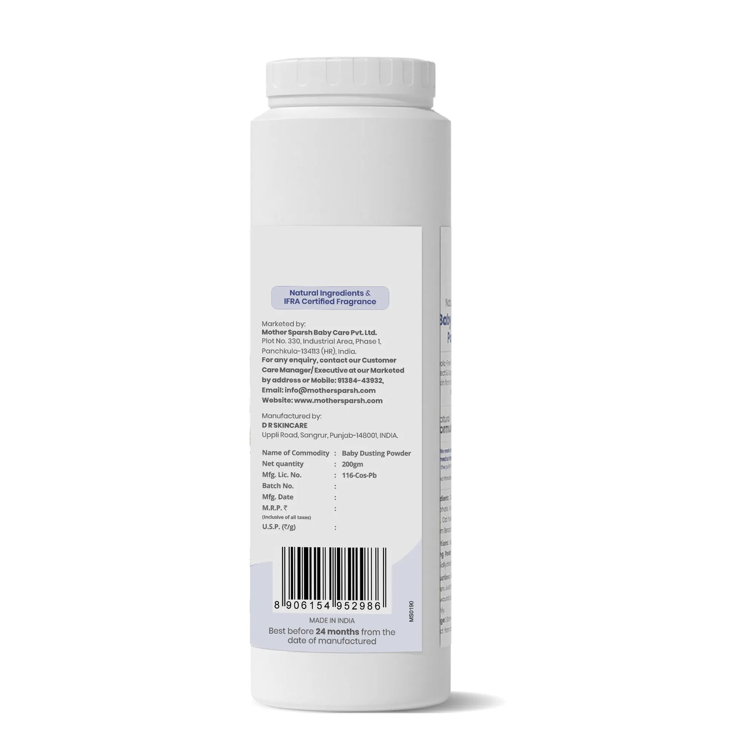 Natural Care Dusting Powder