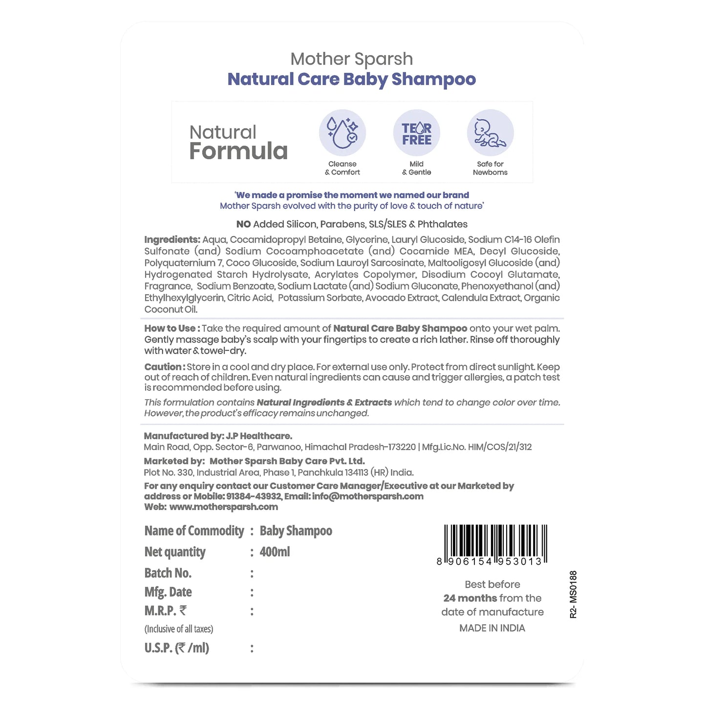 Natural Care Baby Shampoo