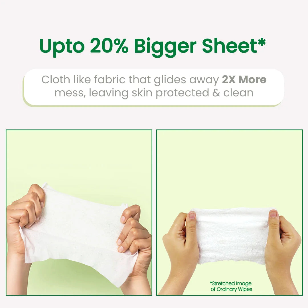 Plant Powered Natural Baby Wipes with Cucumber