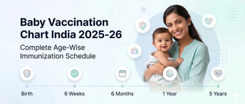 Baby Vaccination Chart India 2025-26: Complete Age-Wise Immunization Schedule