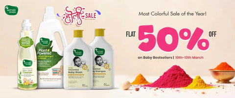 The Most Colourful Sale Of The Year! Mother Sparsh Holi Sale 2025