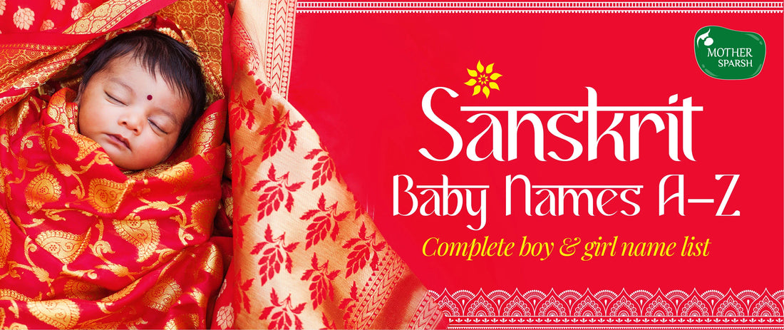 Beautiful Sanskrit Baby Girl and Boy Names Banner Image