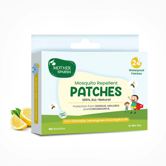 Mosquito repellent patches made with natural ingredients for safe and effective protection.