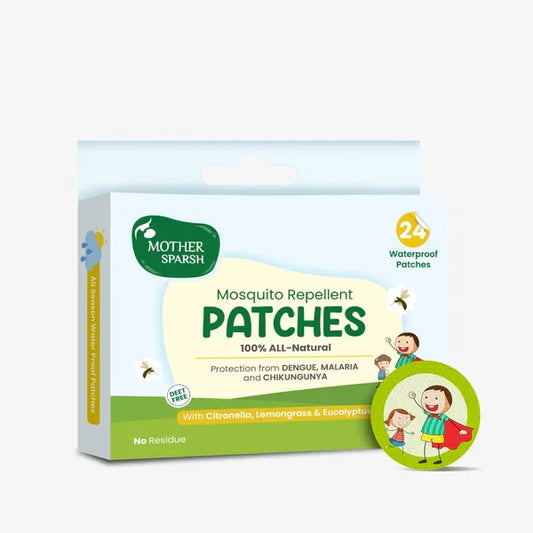 Mosquito repellent patches made with natural ingredients for safe and effective protection.