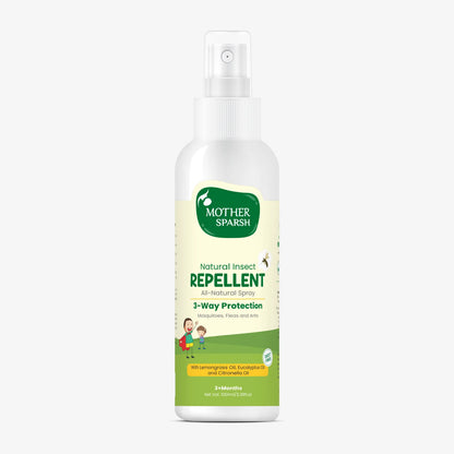 Mosquito repellent spray with natural protection for newborn babies A gentle, natural mosquito repellent spray designed for newborns, offering safe and effective protection.