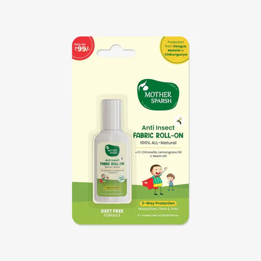 Anti-insect fabric roll-on for mosquito protection Provides a safe and natural shield against mosquitoes, ideal for babies and families.