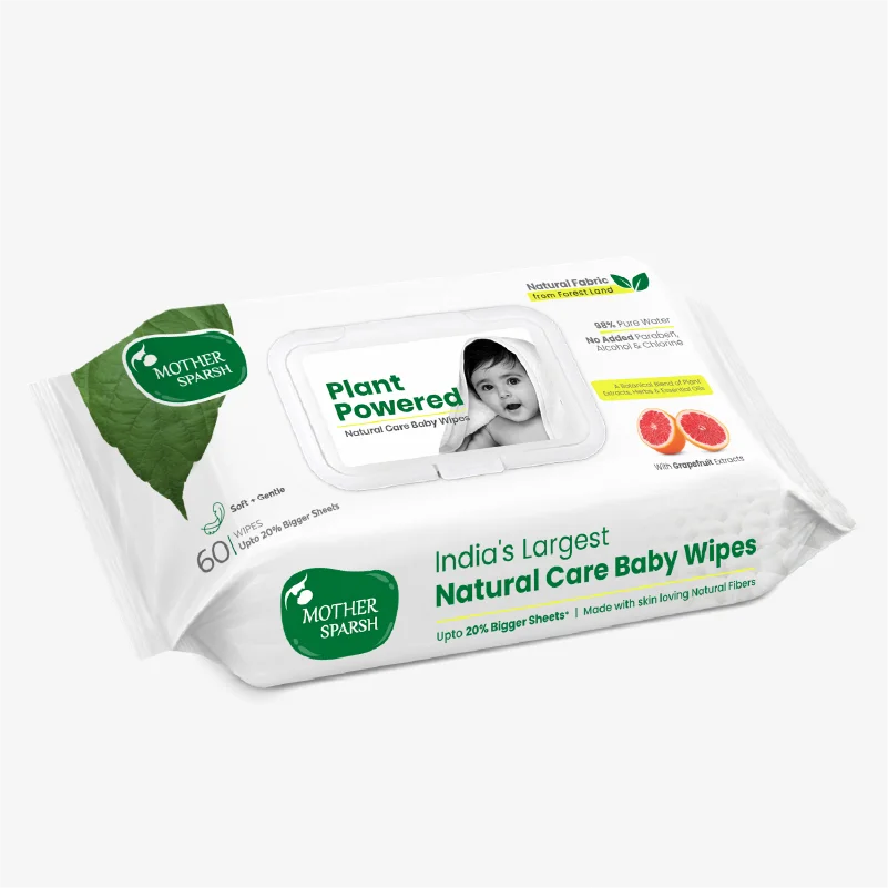 Plant Powered Baby Wipes - Grapefruit