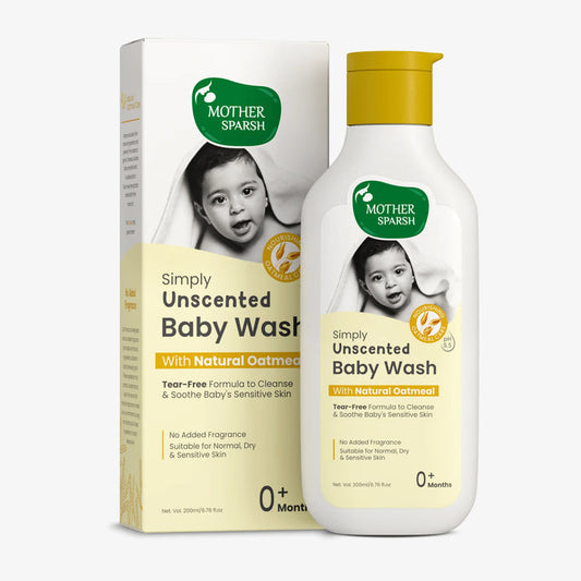 Simply Unscented Baby Wash - Soft & Soothing Cleansing for Infants