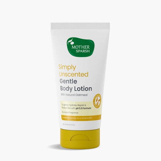 Simply Unscented Gentle Body Lotion for Soft and Hydrated Skin