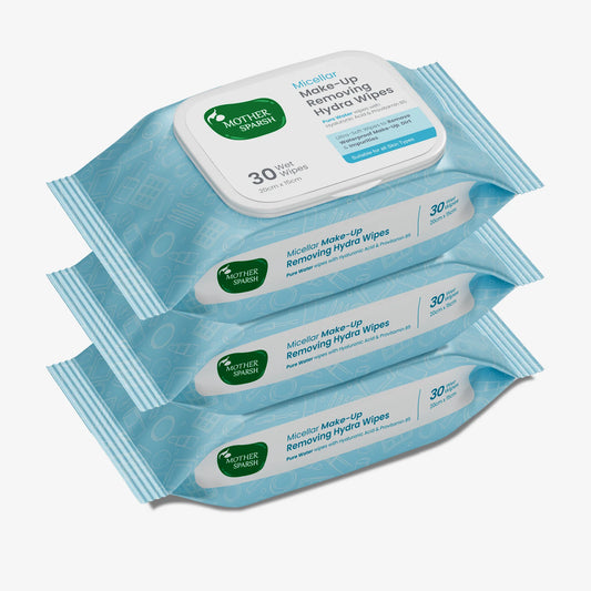 Micellar Make-Up Removing Hydra Wipes - Pack of 3