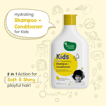 Kids Shampoo conditioner for soft and shiny hair