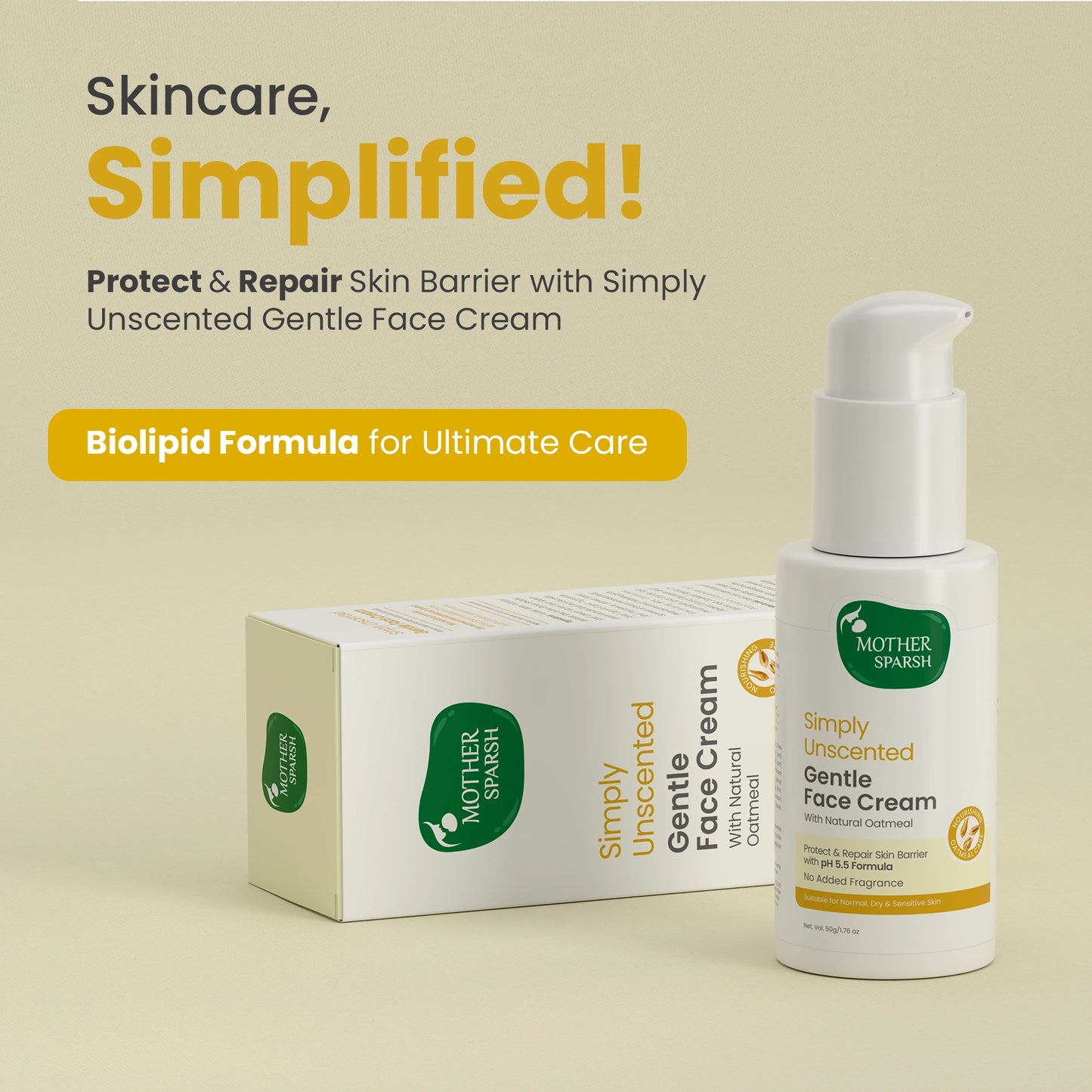 Skincare simplified with barrier repair cream