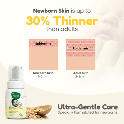 Differences between newborn and adult skin layers