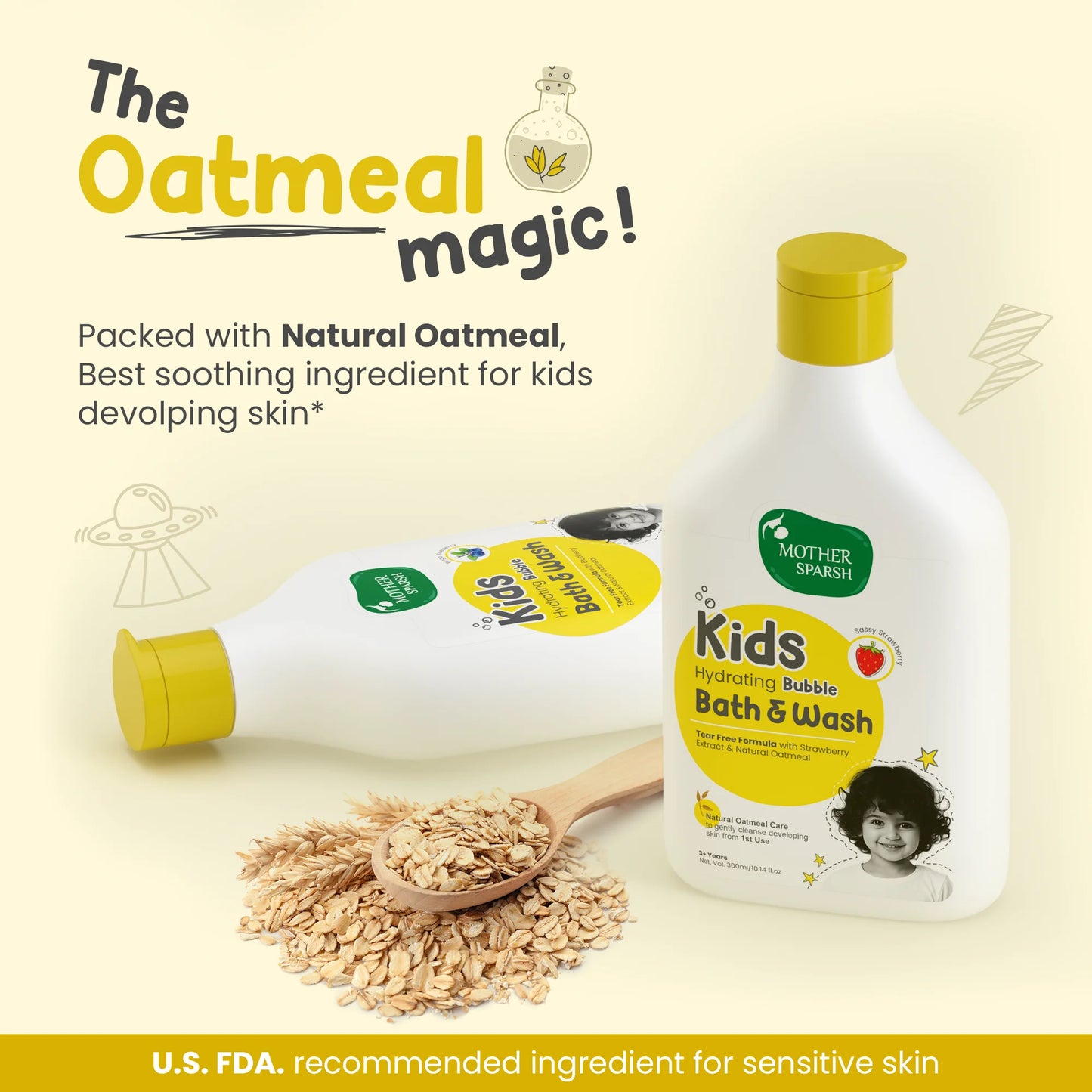 The Oatmeal Magic for your kids developing skin