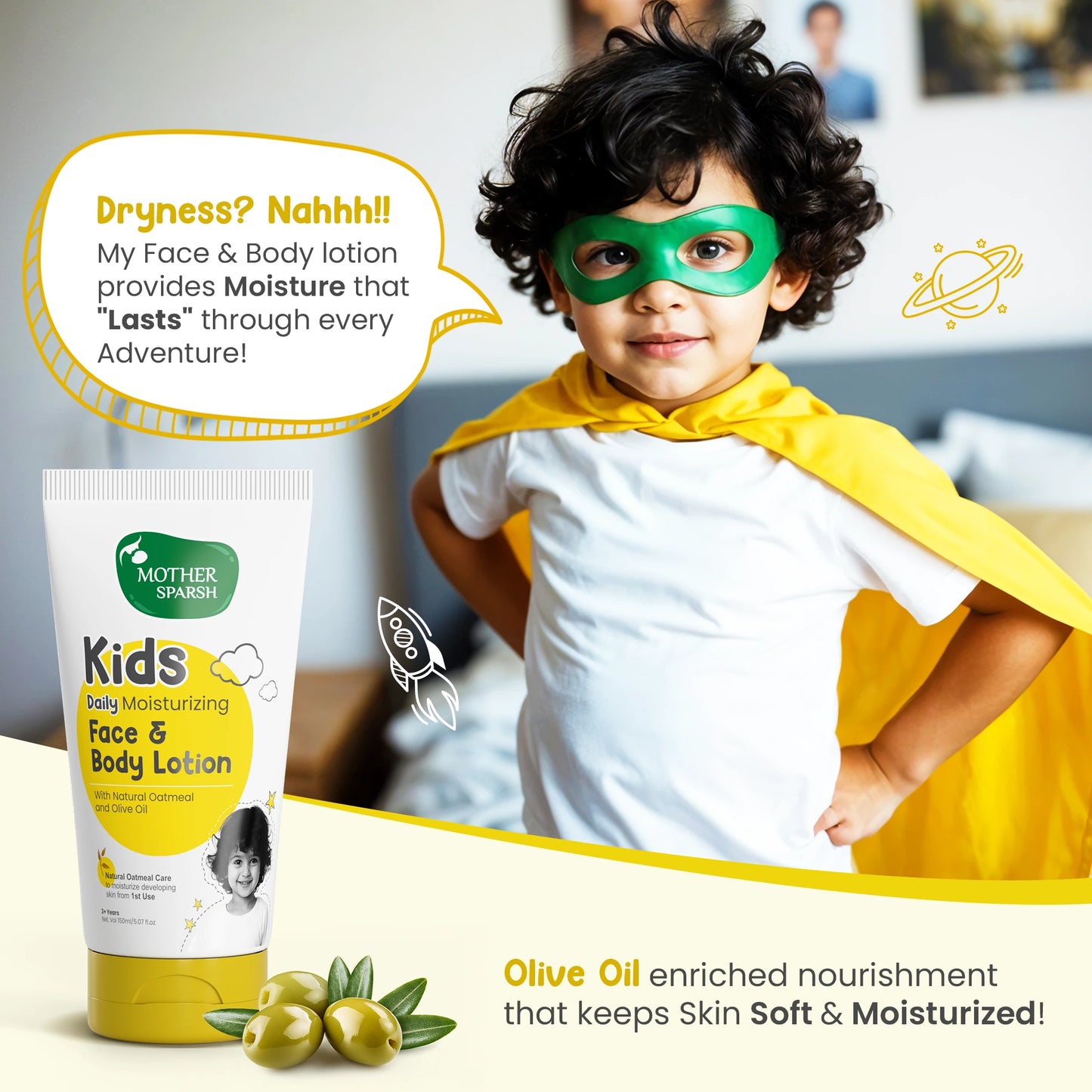 Kids Lotion with Olive oil for moisturisation