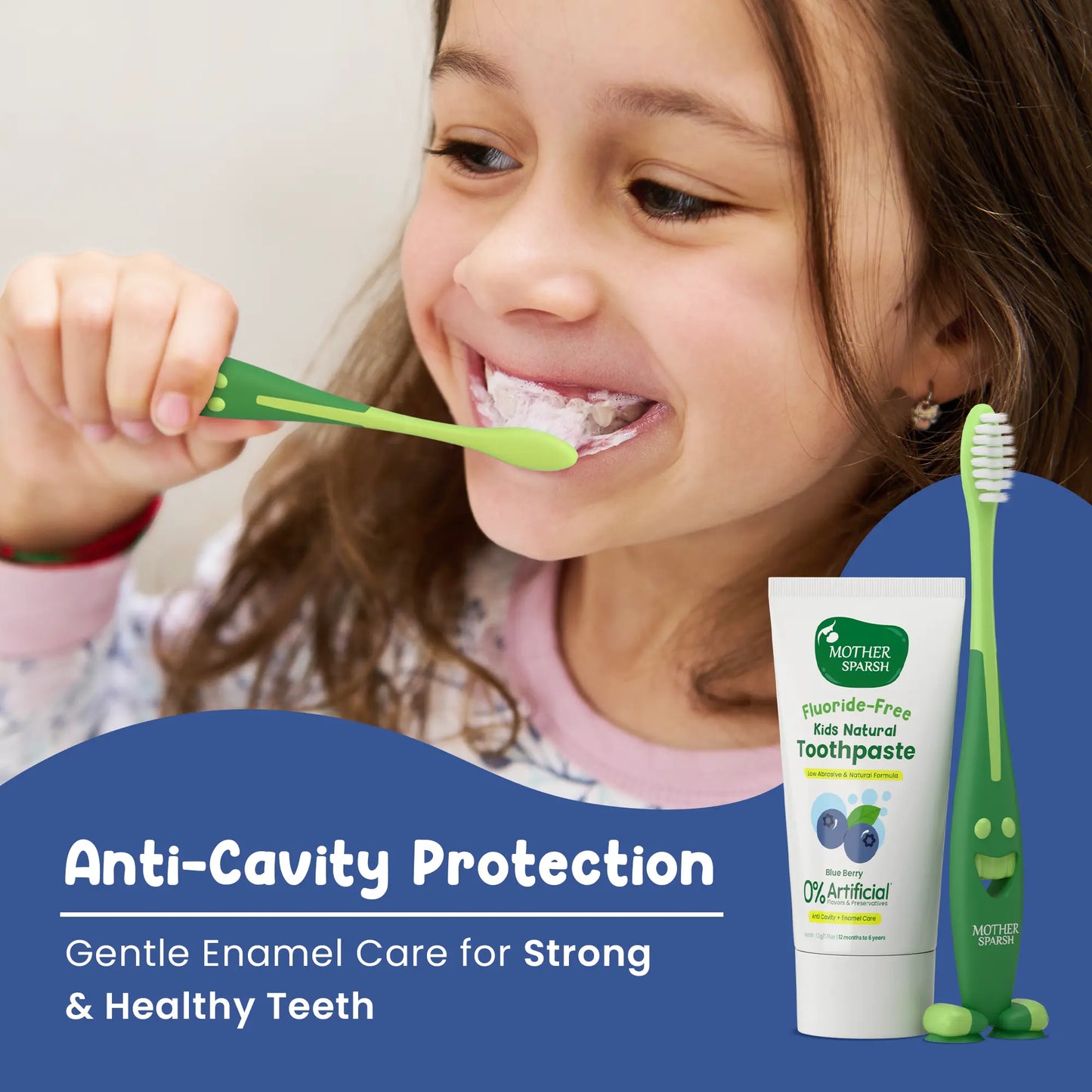 Anti-cavity toothpaste for 12months to 3years