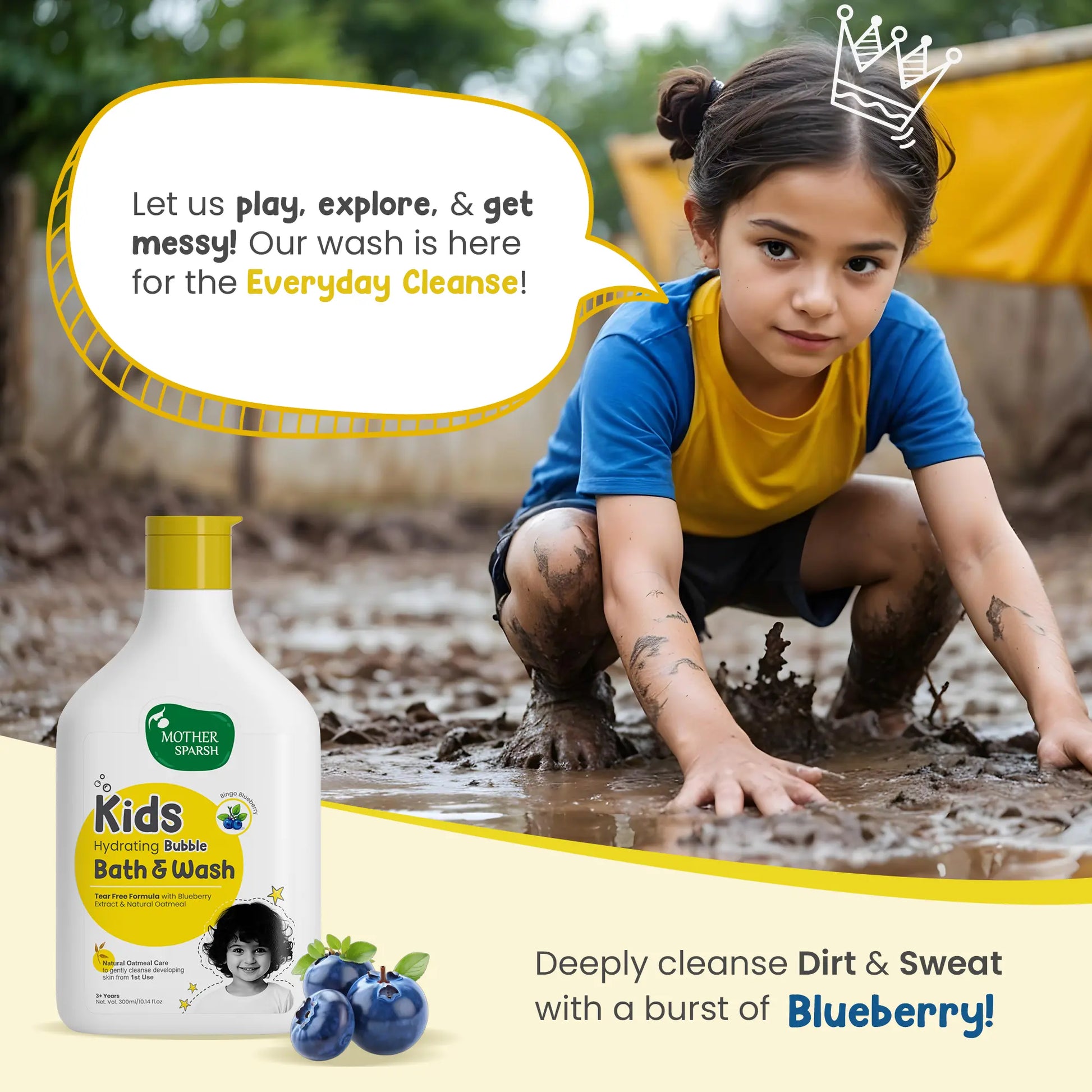 Let your kids explore while we keep their skin soft and cared for.