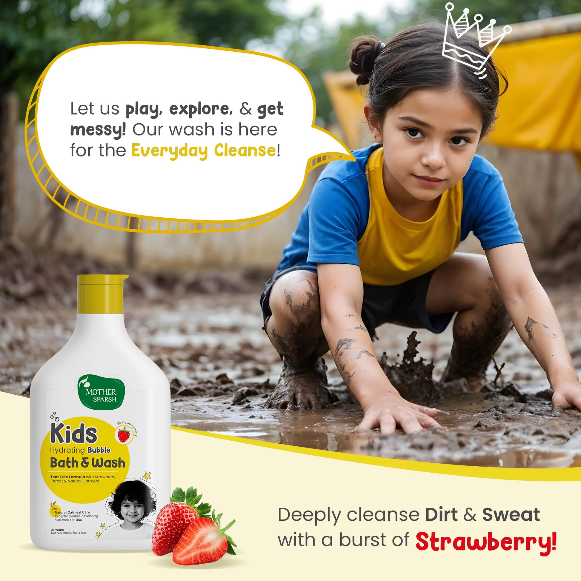 Let your kids explore while we take care of their skin