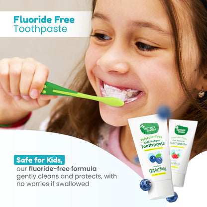 Fluoride Free toothpaste made safe for kids