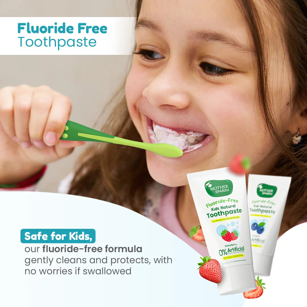 Fluoride Free Toothpaste made safe for kids